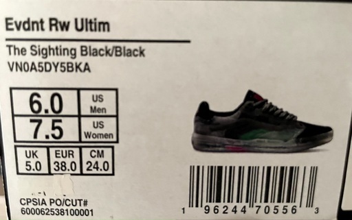VANS EVDNT RW UltimateWaffle スニーカー　レディース　24cm