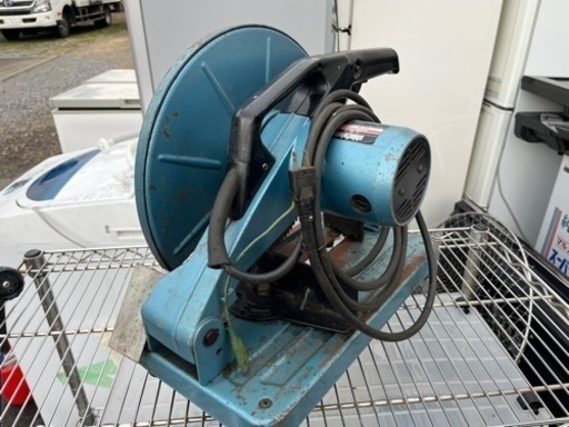 お値下げ！　新ダイワ 高速切断機 L140S-N ライトカッタ 鉄工 100V 切断動作確認済 カッター 砥石直径355 内径25.4 割と綺麗な中古品 ③