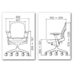 【背面が3Dニットで通気性抜群！】Steelcase スチールケース リープチェア V2 Leap 3Dニットタイプ プラチナフレーム ブラウン ランバーサポート 可動肘 USモデル 座面前後調節機能付き ライブバック機能