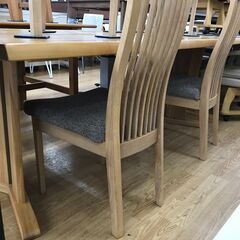 ☆ジモティ割あり☆ 4人用ダイニングセット ナチュラル H71×W180×D89 