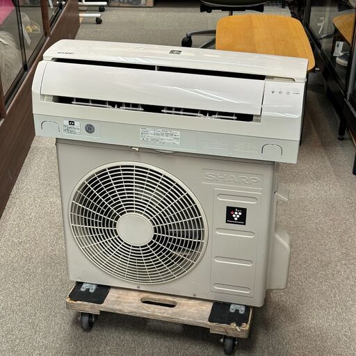 【リサイクル市場エコ伊川谷】SHARP / シャープ ルームエアコン 高濃度プラズマクラスター  AY-G22S-W/AU-G22SY 2018年製  【取りに来られる方限定】【軽バン1時間貸出無料】