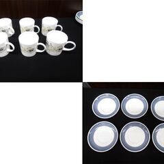 WEDGWOOD ウェッジウッド グレンミスト コーヒーカップ＆ソーサー 6客