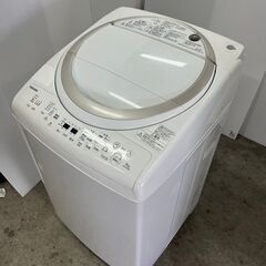【D-218】東芝 洗濯機 AW-8V5 2016年製 中古 激安 8キロ 通電確認済