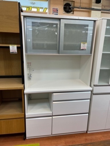 松田家具 キッチンボード メッカ レンジ1000【リサイルマート下関店】