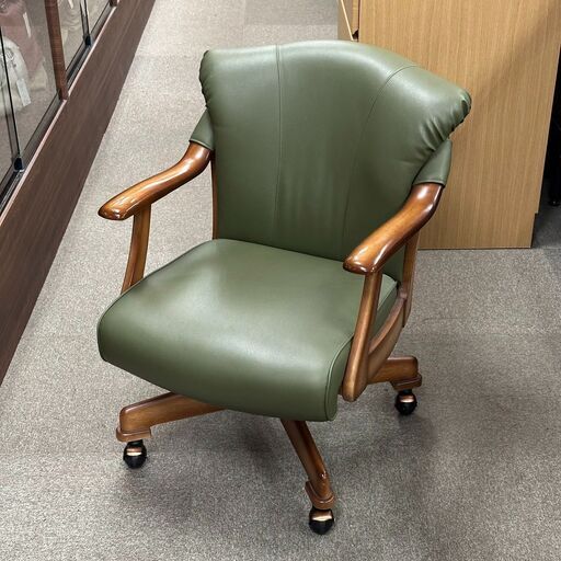 【リサイクル市場エコ伊川谷】大塚家具 回転チェア アームチェア 【取りに来られる方限定】【軽バン1時間貸出無料】