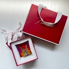 Baccarat　ラッキーバタフライ　イリゼクリア Baccarat バカラ ラッキー バタフライ イリゼクリア&スカラベブルー