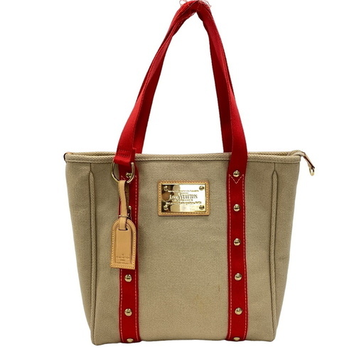 ルイヴィトン LOUIS VUITTON トートバッグ アンティグア カバMM M40035 ベージュ