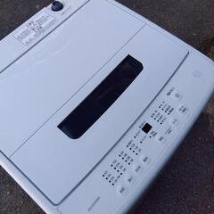 【和泉】配送可!! 美品 動作品 2023年製 IRIS OHYAMA 5kg 全自動洗濯機  IAW-T504 アイリスオーヤマ