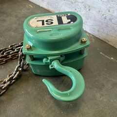 【KITO】 キトー チェーンブロック 1トン SL 手動式 ホイスト クレーン Y0105