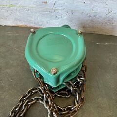 【KITO】 キトー チェーンブロック 1トン SL 手動式 ホイスト クレーン Y0105