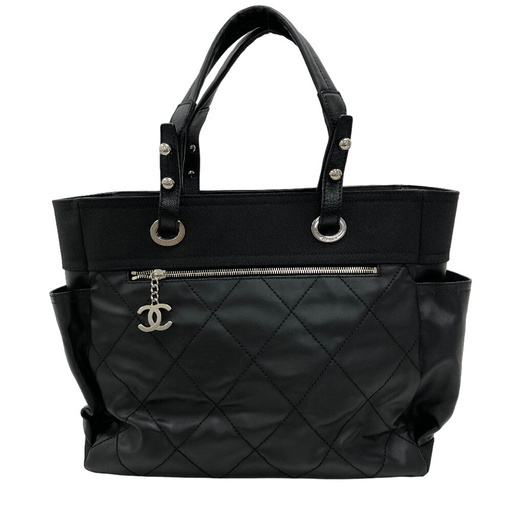 シャネル CHANEL ハンドバッグ ココマーク パリビアリッツGM ブラック