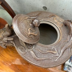 やちむん 龍頭のきゅうす30年前製造