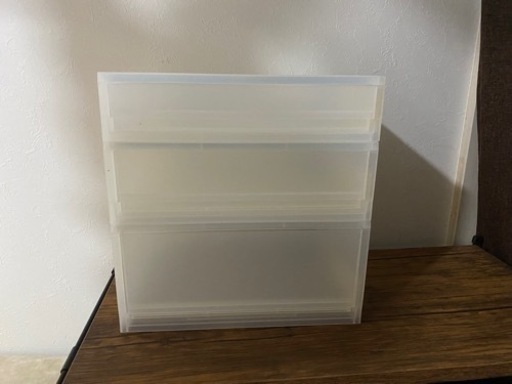 3セット　無印良品　ポリプロピレン収納ケース　3段