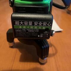 PELLE PELLE カバーオール　玉虫色　デニムジャケット　XLメンズ ab-5ラインレーザー墨出器　スタンド付き