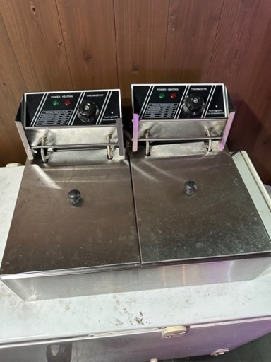 2層式電気フライヤー