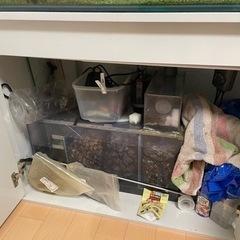 90センチオーバーフロー水槽、水槽台一式