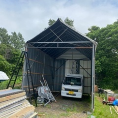 8月3日まで2万円引 ガレージ 倉庫 横4M 奥行き6M 解体