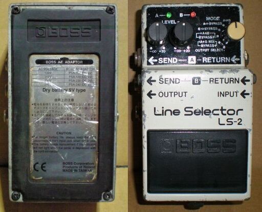 ◆ BOSS LS-2 ラインセレクター モディファイ 音痩せ軽減 改善 スイッチャー エフェクター