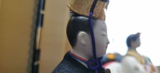 人間国宝　中村信喬のひな人形です。