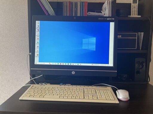 一体型デスクトップ、キーボード・マウス付属　HP PROONE600 G1 COREi3-4170 3.70GHz 4GB SSD 128GB HDD 500GB Windows10Pro CUBASEAI9付きです。