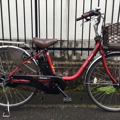 Panasonic 電動アシスト自転車 赤 パナソニック アシスト 自転車 26インチ 赤