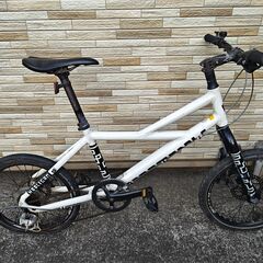 中古ミニベロ自転車 キャノンデール 8段変速 375MM 軽整備済み 防犯登録対応 町田市 相模原市 MM334 中古ミニベロ自転車 キャノンデール 8段変速 375MM 軽整備済み 防犯