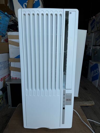 ⑥ハイアール/ Haier ウィンド エアコン JA-18V 冷房専用 窓枠付き  2021年製