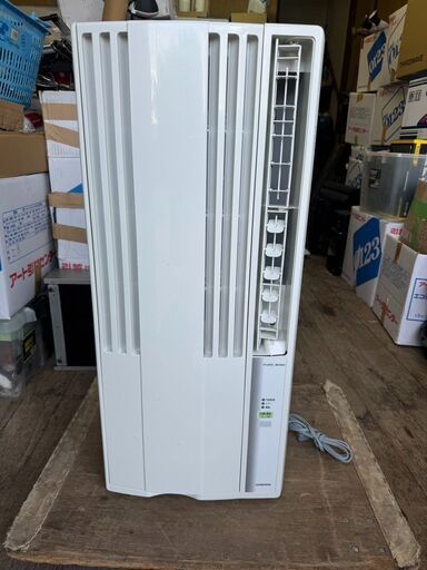⑦コロナ/ CORONA ウィンド エアコン  CW-1617  冷房専用 窓枠付き  2017年製