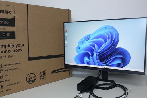 PHILIPS/WQHD液晶モニター/24E1N5600E11/23.8インチ ⑤
