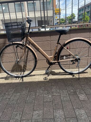 リサイクルショップどりーむ荒田店 No1374 自転車　シティサイクル　２７インチ　ギア切り替え付き♪　LEDオートライト付き♪　状態良好♪