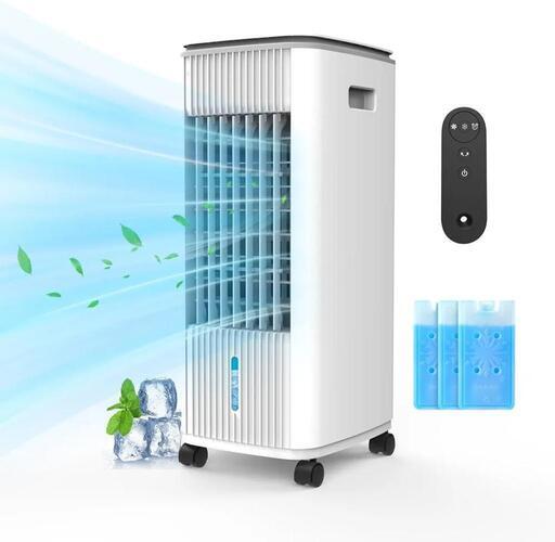 【設置工事不要】冷風機 Aironi 電気冷風扇 強力 自動スイング パワフル送風 風量3段階