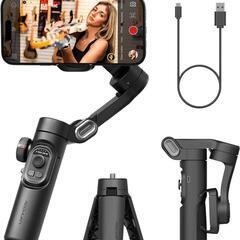 スマホジンバルスタビライザー3軸 iPhone 15/14/13/12 Pro Max Android