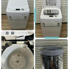ご成約済み🙏配送設置0円で🆗✌レトロなデザイン　洗濯機分解洗浄済み✨✨7.0㎏❗❗柔軟剤自動投入❕