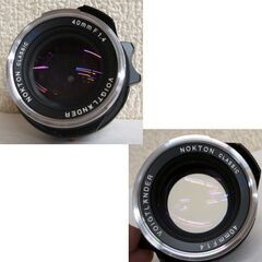 難有り カメラレンズ フォクトレンダー NOKTON CLASSIC S・C 40mm F1.4 フード LH-6付 ノクトンクラシック Voigtlander ☆ PayPay(ペイペイ)決済可能 ☆ 札幌市 豊平区 平岸 平岸店