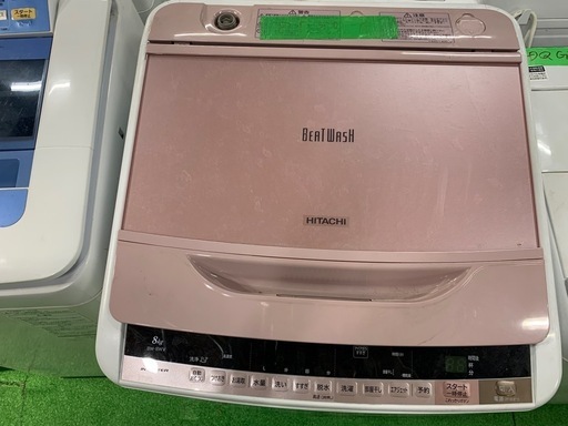 早い者勝ち大セール‼️‼️＋ご来店時、ガン×2お値引き‼️HITACHI　2015年製 8.0kg 洗濯機