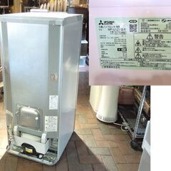 ② 三菱 121L 1ドア冷凍庫 冷凍ストッカー MF-U12Y-S 2015年製 シルバー 引出し4段 三菱 縦型冷凍庫 冷凍庫 札幌市東区 新道東店