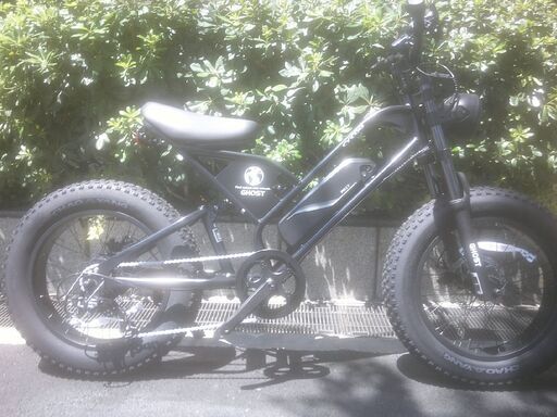新車　電動　税別￥158.000-　CYCOO GHOST 　20インチ　ファットバイク　マットブラック　道路交通法に適合電動自転車