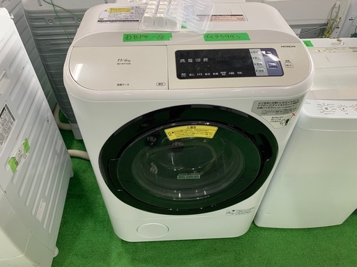 早い者勝ち大セール‼️‼️＋ご来店時、ガン×2お値引き‼️HITACHI 2016年製 11kg 洗濯機