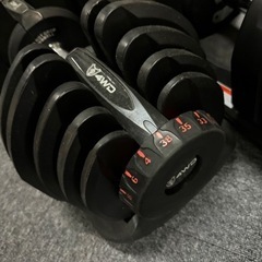 4WD 可変式ダンベル 40kg 2個セット アジャスタブルダンベル ダンベル 可変式 4kg - 38kg 17段階調節  5秒で重量調節 クイックダンベル 筋トレ