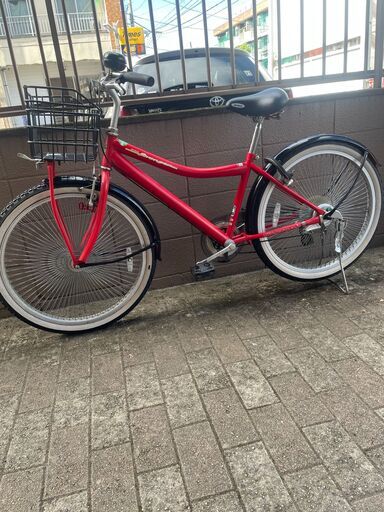 リサイクルショップどりーむ荒田店 No1376 自転車　２６インチ　ファットバイク　MIYATA　ギア切り替え付き♪　オシャレな自転車♪　太目なタイヤで安定感しっかり♪