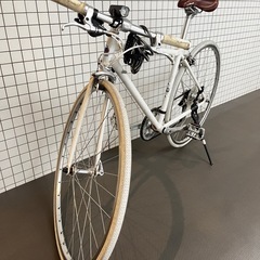 8/4までの販売!!>[引渡希望] FUJI Ballad XXS 白 クロスバイク 自転車 (適正身長158-165cm) veloサド…  (ムーミン) 千歳船橋のクロスバイクの中古あげます・譲ります｜ジモティーで不用品の処分