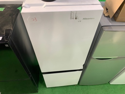 早い者勝ち大セール‼️‼️＋ご来店時、ガンお値引き‼️ハイセンス　2023年製 162L 2ドア冷蔵庫