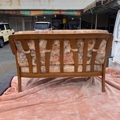 光家具　二人掛けアームソファー 引き取り歓迎