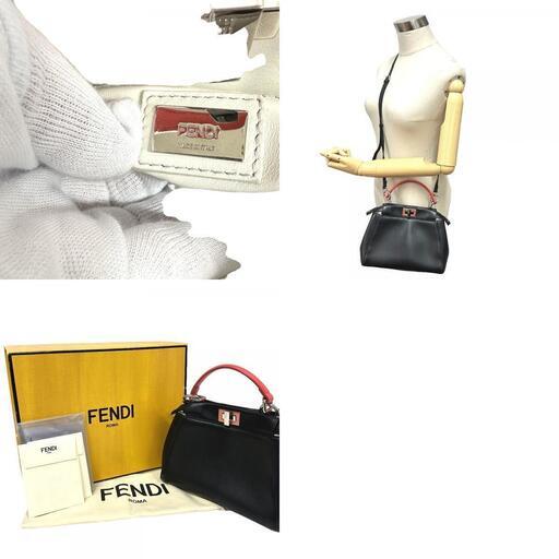 フェンディ FENDI ハンドバッグ ミニピーカブー 2WAY 8BN244 ブラック