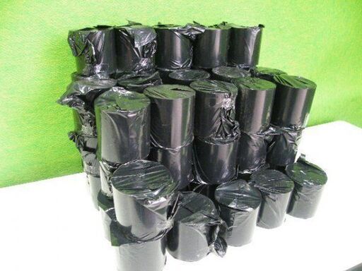 【未使用品】５６巻セット 感熱ロール紙（グリーン） 80mm×80mm×12mm■V-20