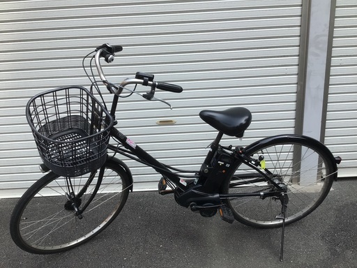 レンタサイクル店で使用していた自転車。Panasonic カラーズ。黒。メンテナンス済み。泥除け前後、新品に交換。タイヤ、チューブ1年以内に交換、ほぼ10分山。車体番号-51d0759-504