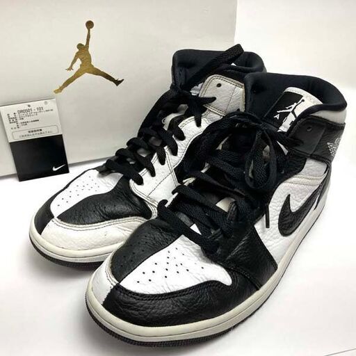 【中古品】ナイキ NIKE WMNS AIR JORDAN 1 MID SE エア ジョーダン 1 ミッド SE スニーカー 28cm DR0501-101 靴 ※箱/他有 インソール剥がれ有