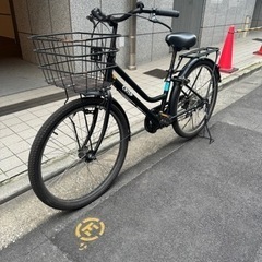 【日本橋】自転車26インチ（6段変速ギア付き、良品） シティサイクル 26インチ シマノ6段変速ギア ママチャリ 自転車