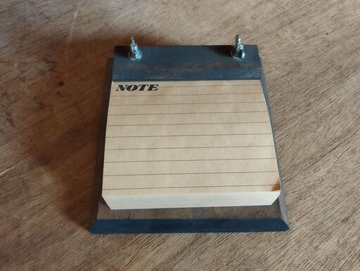 ヴィンテージ メモパッド （リフィル使用可） レトロ 文房具 メモ帳 インテリア　/TJ-1879 2F
