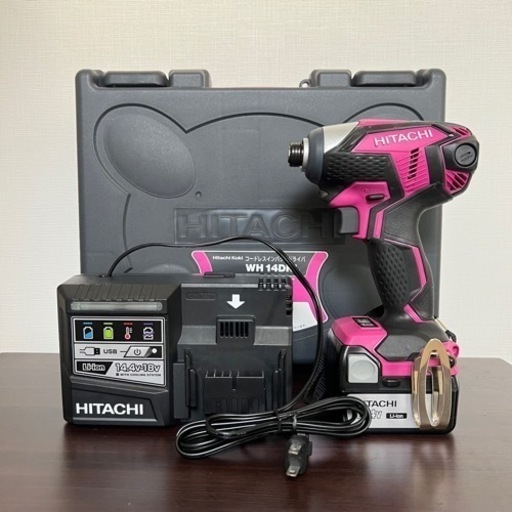 【新品未使用品】ハイコーキ（日立工機）コードレスインパクトドライバ　バッテリー付き（新品）WH 14DKL